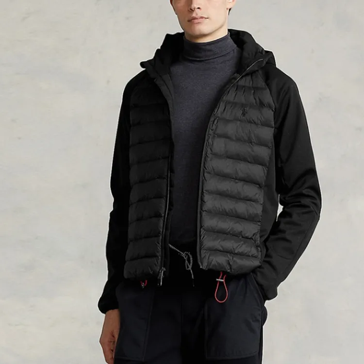 Polo Ralph Lauren Puffer Jacket Coat Men's Black-2