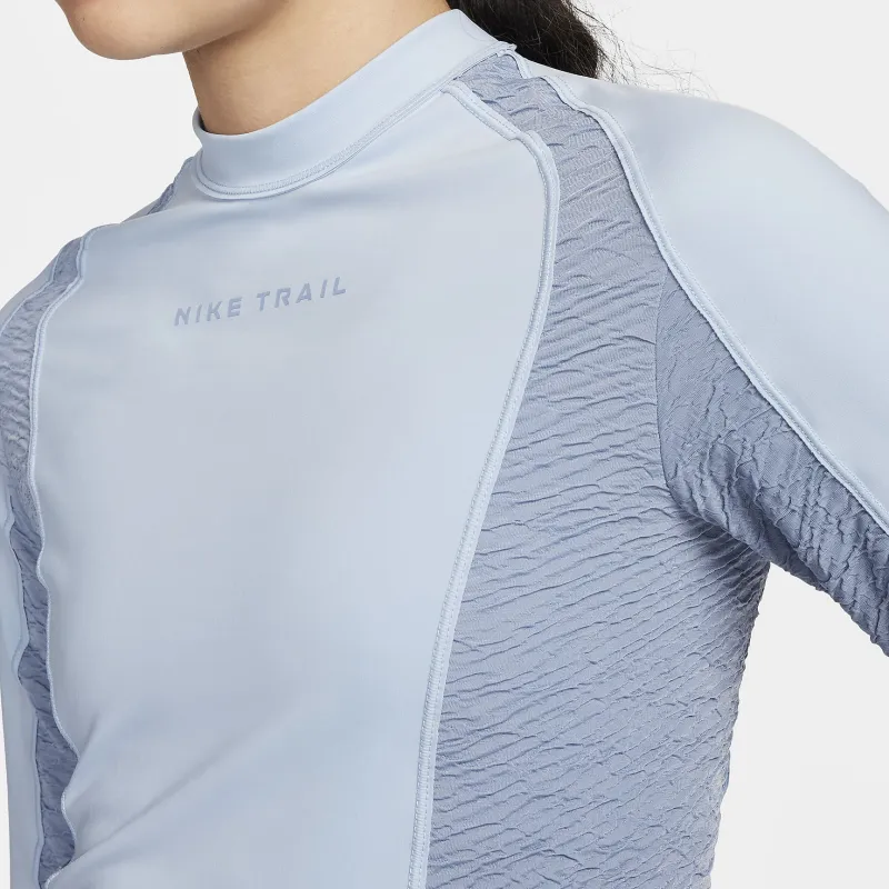 Nike Raglan Sleeve T Shirt Women's Light Shell Blue-4