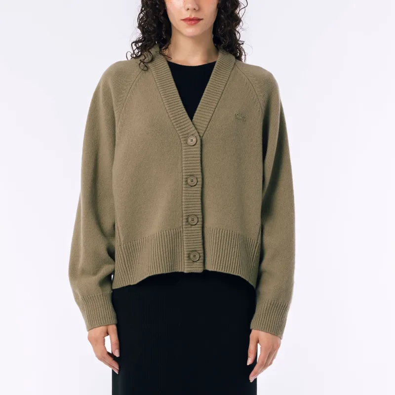 LACOSTE Sweater Women's Khaki Brown-2
