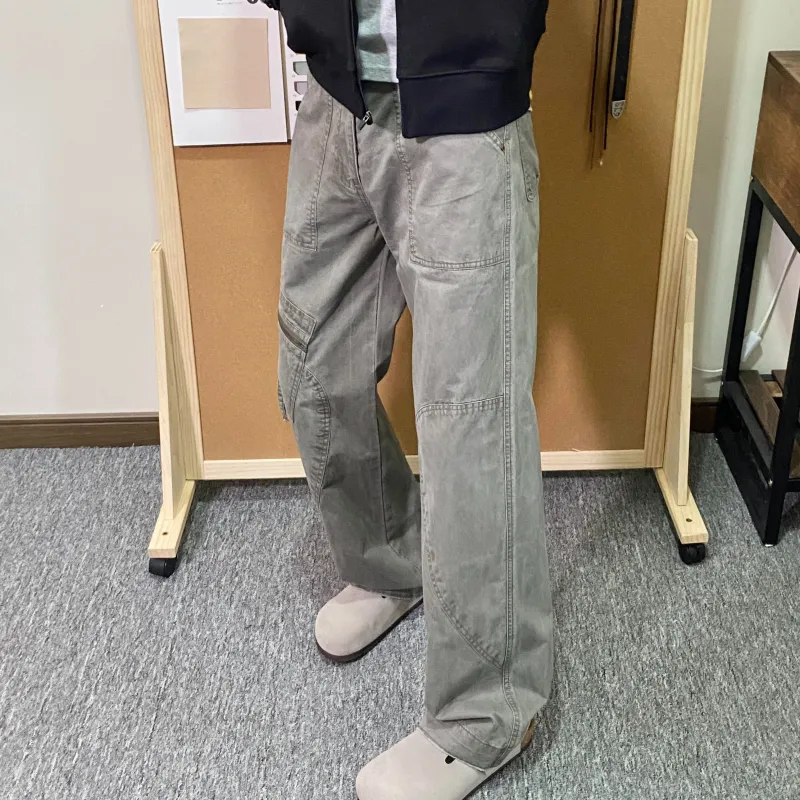 HLPT Cargo Pants Unisex Gray-6