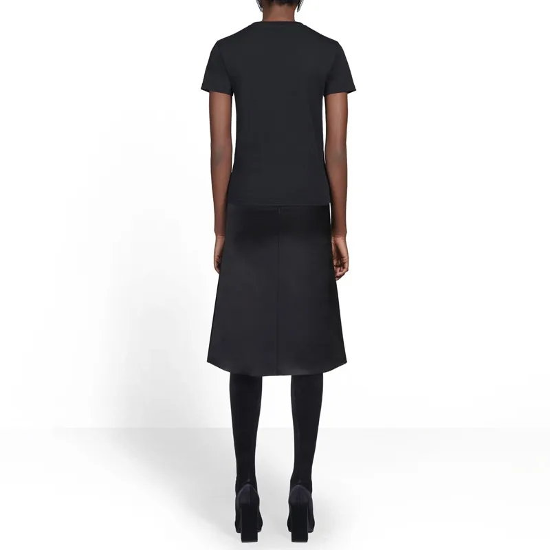 Balenciaga Regular T Shirt, Regular Fit Women's Black-2