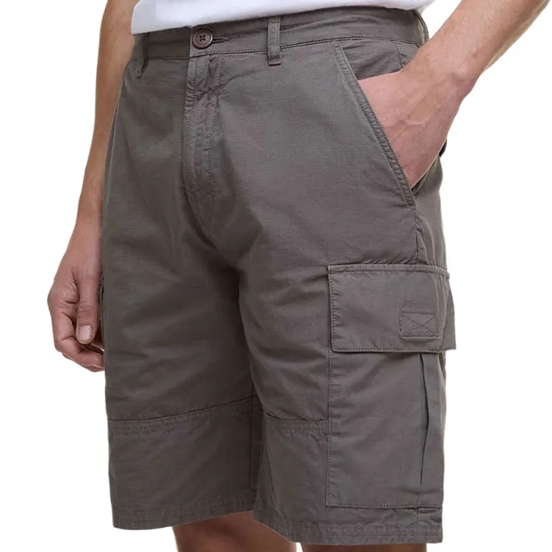 BARBOUR SS25 Casual Shorts Men's Gunmetal Color-3