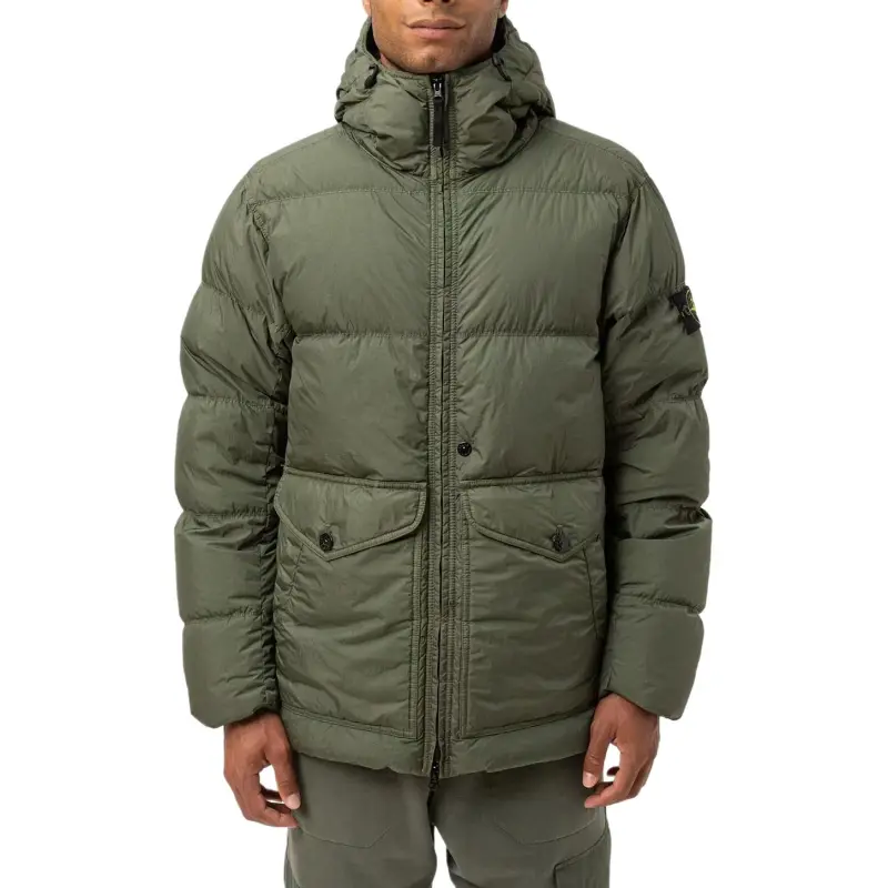 STONE ISLAND Hooded Puffer Jacket-2