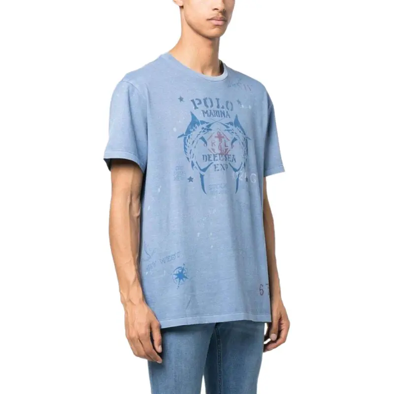 Polo Ralph Lauren SS23 T Shirt Men's Blue-3