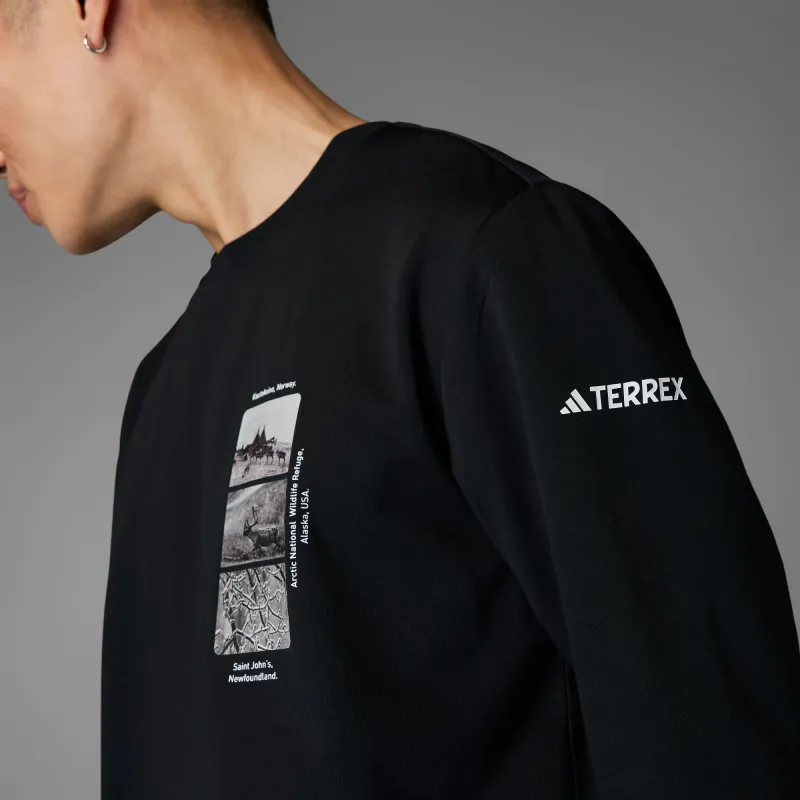 Adidas NATIONAL GEOGRAPHIC LONG SLEEVE GRAPHIC T-SHIRT GENDER NEUTRAL-5
