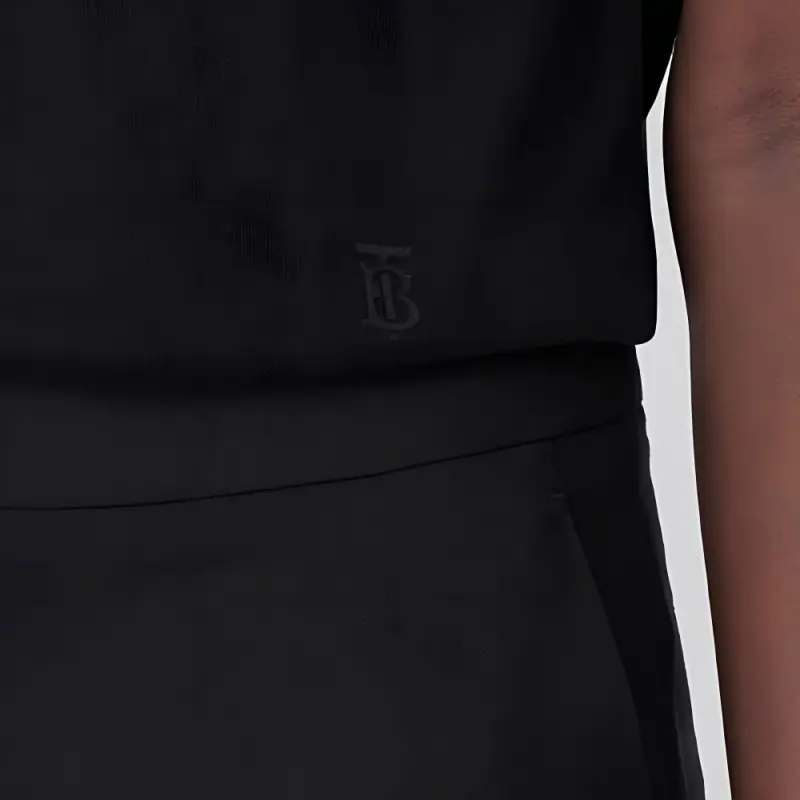 Burberry Polo Shirt Women's Black-5