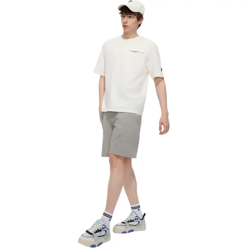 FILA FUSION FUSIONEERFUSION LIFE Casual Shorts Men's Gray Stone Brown BN-1