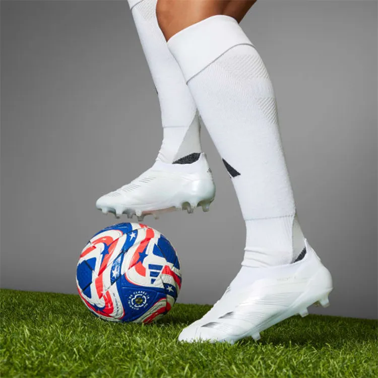 Adidas Size 5 Ball Soccer PU Seamless Thermal bonding Unisex White/Blue/Red-2