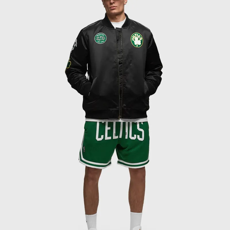 Mitchell & Ness x NBA Celtics Team Casual Shorts Unisex Green-2