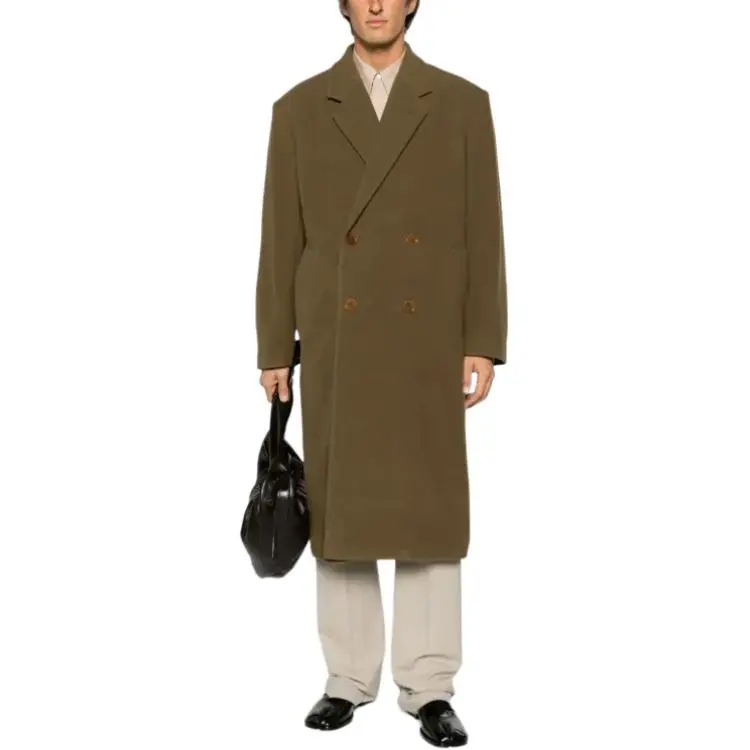Lemaire Double-breasted Wool Coat-2