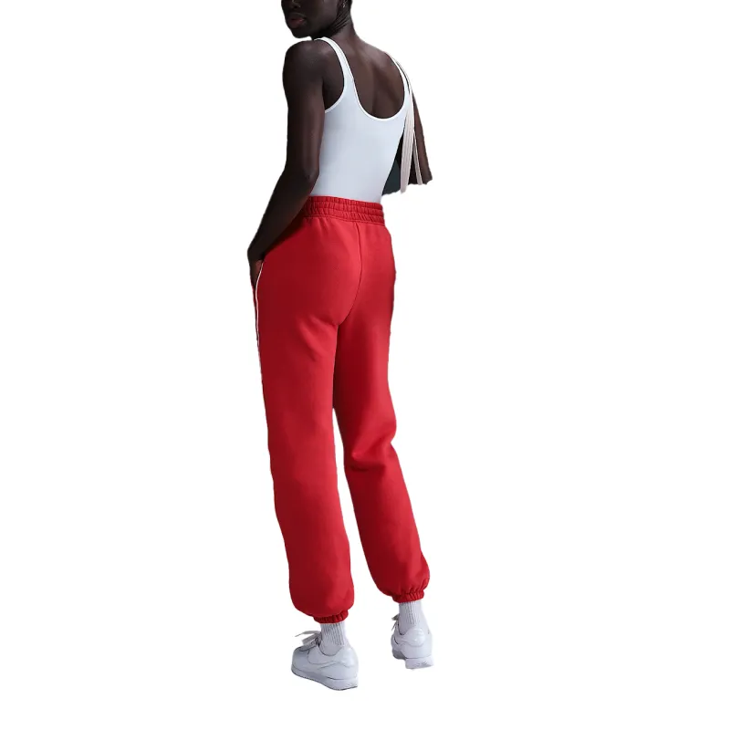 Nike Sportswear Pantalon En Tissu Fleece Pour Femme Knitted Sports Pants Women's Fire Red-1