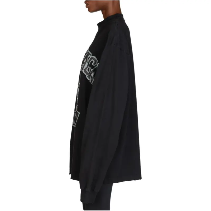 Balenciaga Sweatshirt 'Washed Black'-4