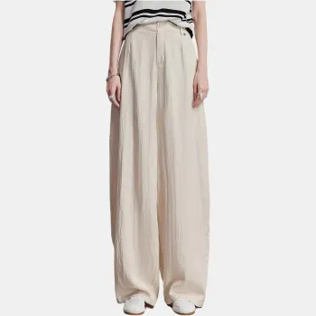 Initial Language Casual Pants Women's Apricot