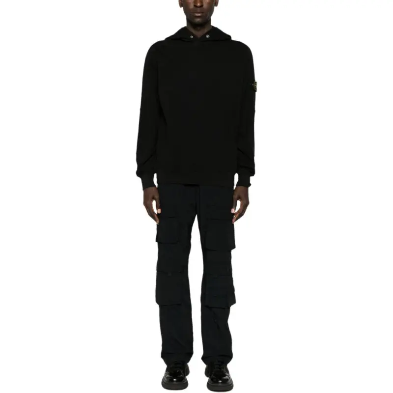 STONE ISLAND Compass badge Cotton Hoodie-3
