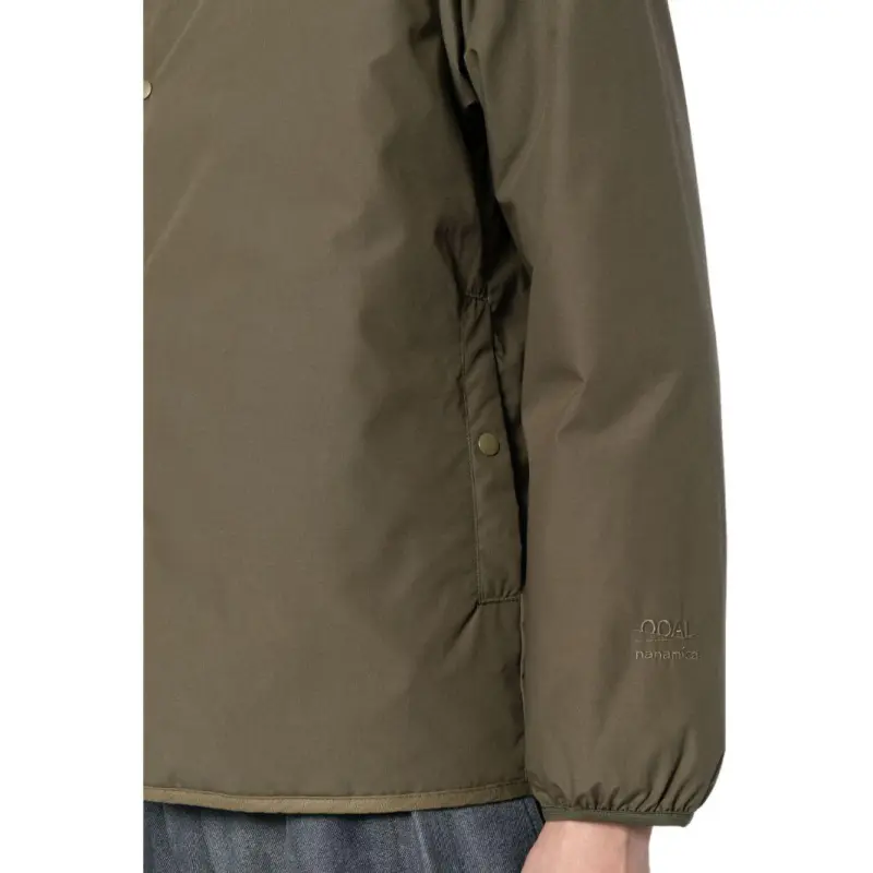 Nanamica Reversible Down Cardigan 'Khaki Beige'-4