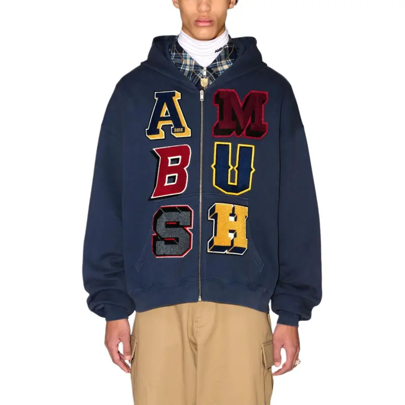 AMBUSH Logo patch Zip up Hoodie-2