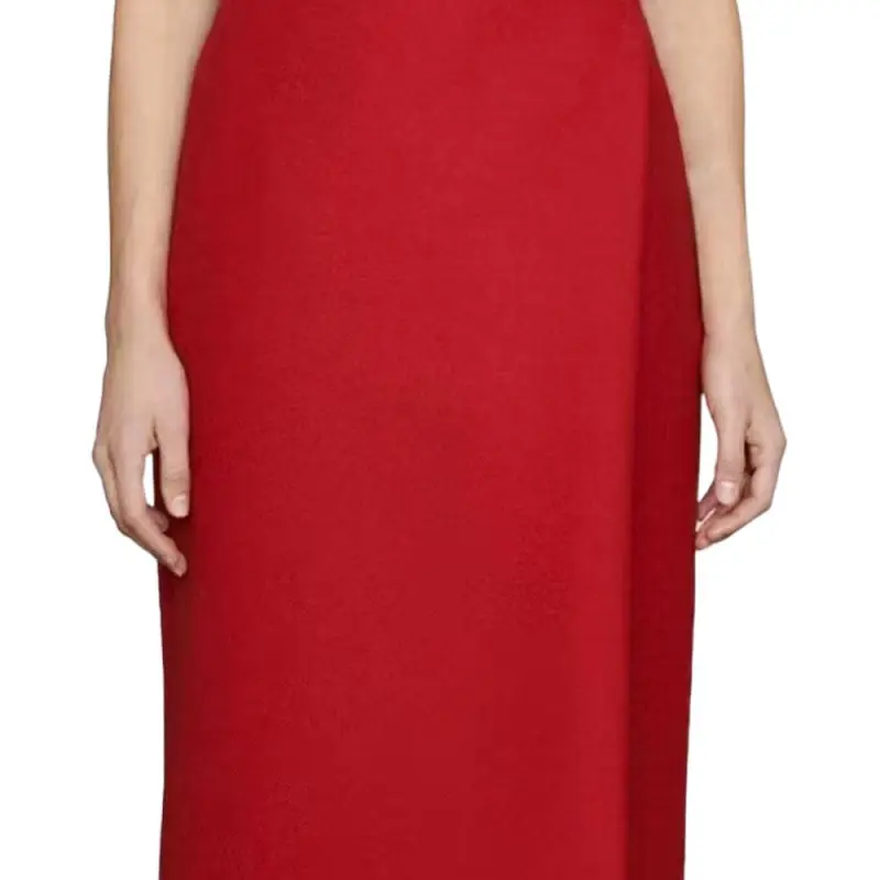 GUCCI FW23 Casual Long Skirt Women's Red-3