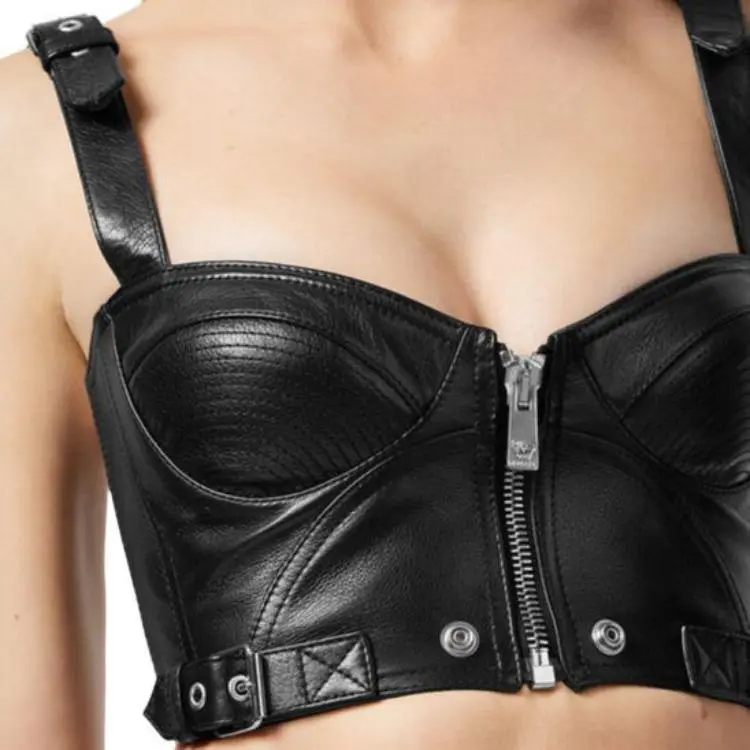 VERSACE SS23 Strapless Top Women's Black-2