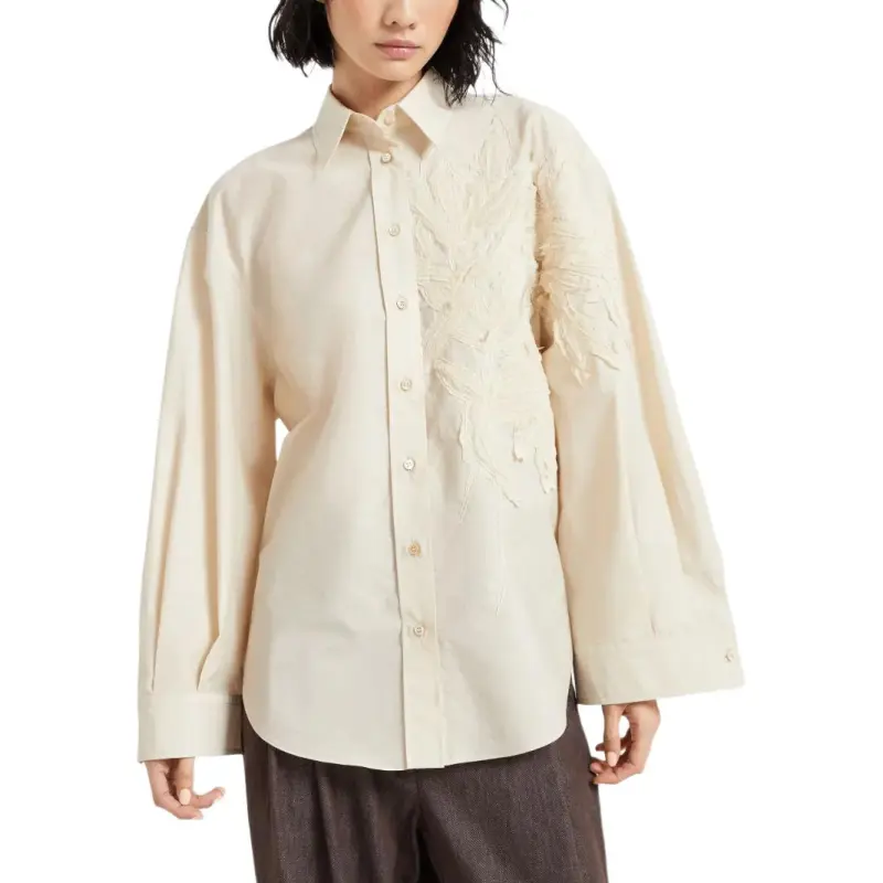 Brunello Cucinelli Flora appliqué Shirt-2