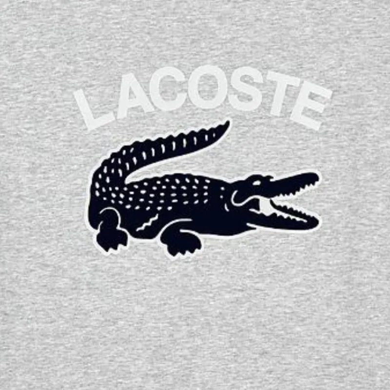 LACOSTE T Shirt Men's Silver Gray-4