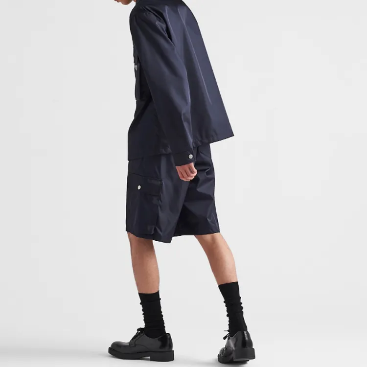 PRADA Casual Shorts Men Marine Blue-5