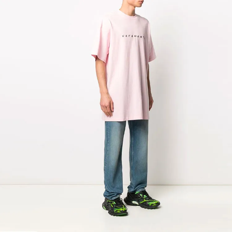 Vetements T-Shirts Unisex Pink-1