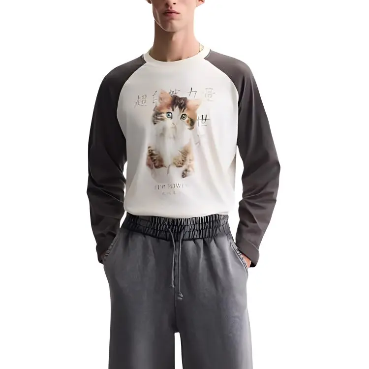 ZARA T-Shirts Men Coal Gray-1