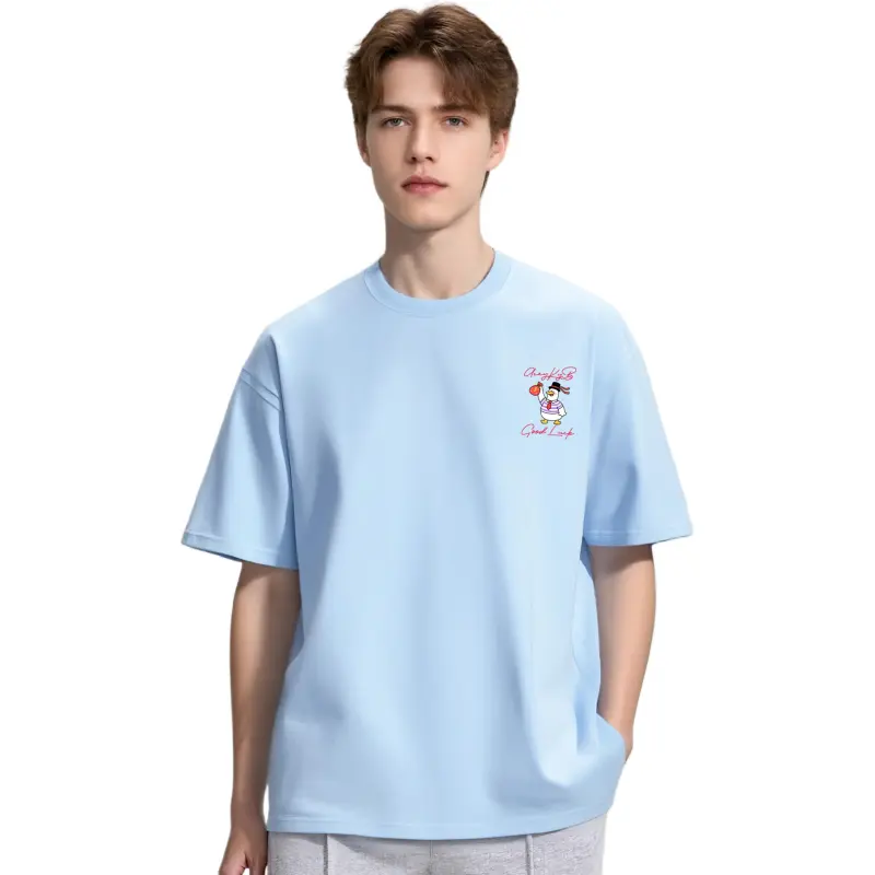YK&YB T Shirts Unisex Sky Blue-3