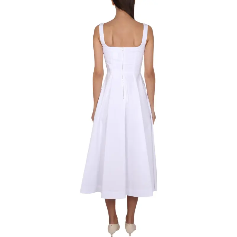 SportMa Sleeveless Dress Women's White-3