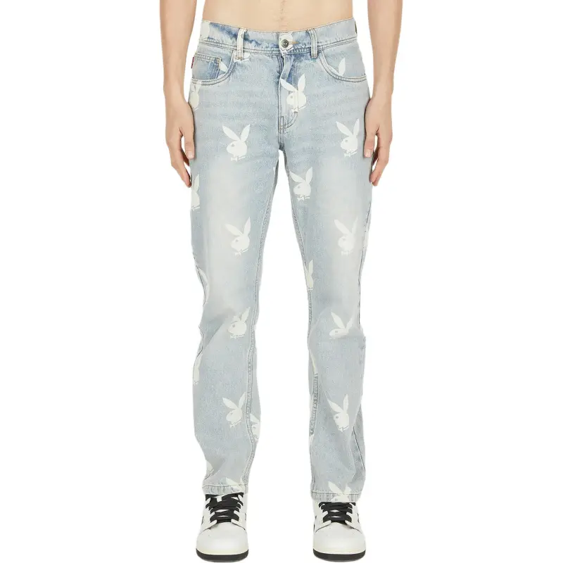 PLEASURES X Playboy Scatter Denim Pants-2