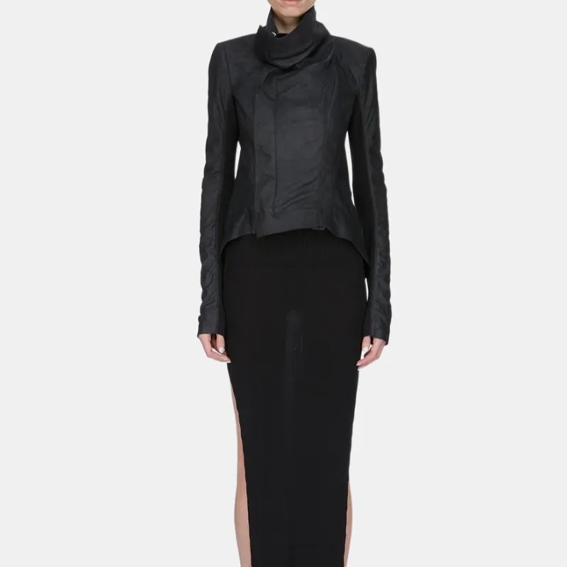RICK OWENS Hollywood Naska Biker Jacket-2