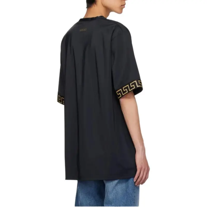 VERSACE Greca Trim Crewneck T Shirt-3