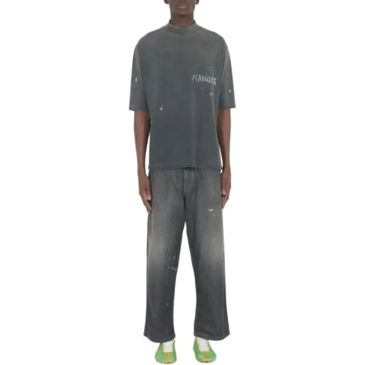Maison Margiela Logo print T shirt-2