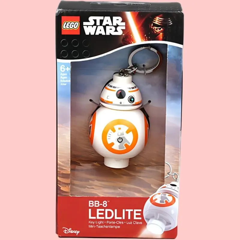 LEGO Star Wars Collection BB8 Keychain With Light Building Blocks 0-300 LE-KE101-4
