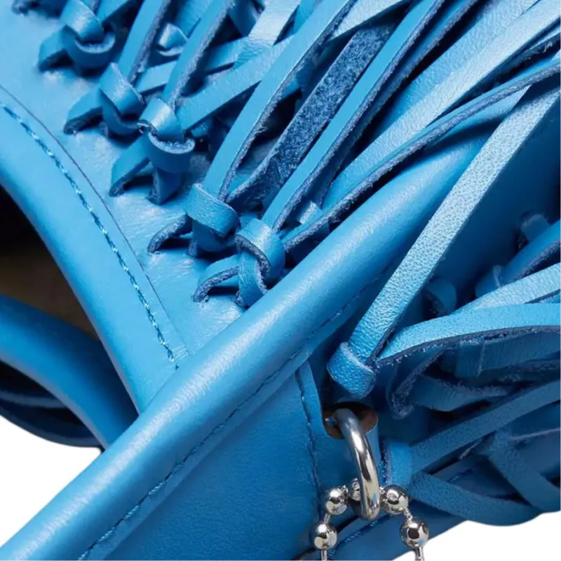 COACH Ergo Upcrafted™ Leather Handbag Medium Size Women's Blue-5