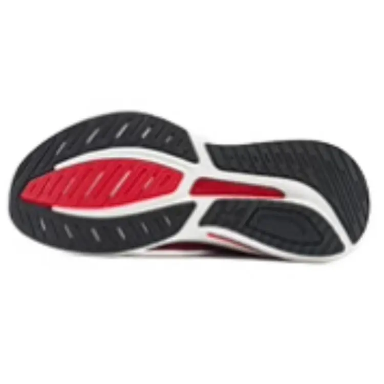 QIAODAN Boundaryless 7.0 Wear Resistant Breathable Rebound Low Top Casual Sprint Running Shoes Men's White Red-4