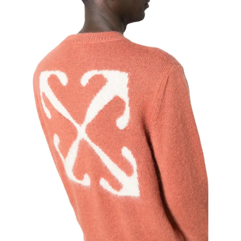 OFF WHITE Arrow Motif Crewneck Jumper-4