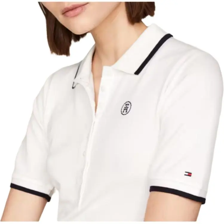 Tommy Hilfiger Polo Shirt Women's Beige-3
