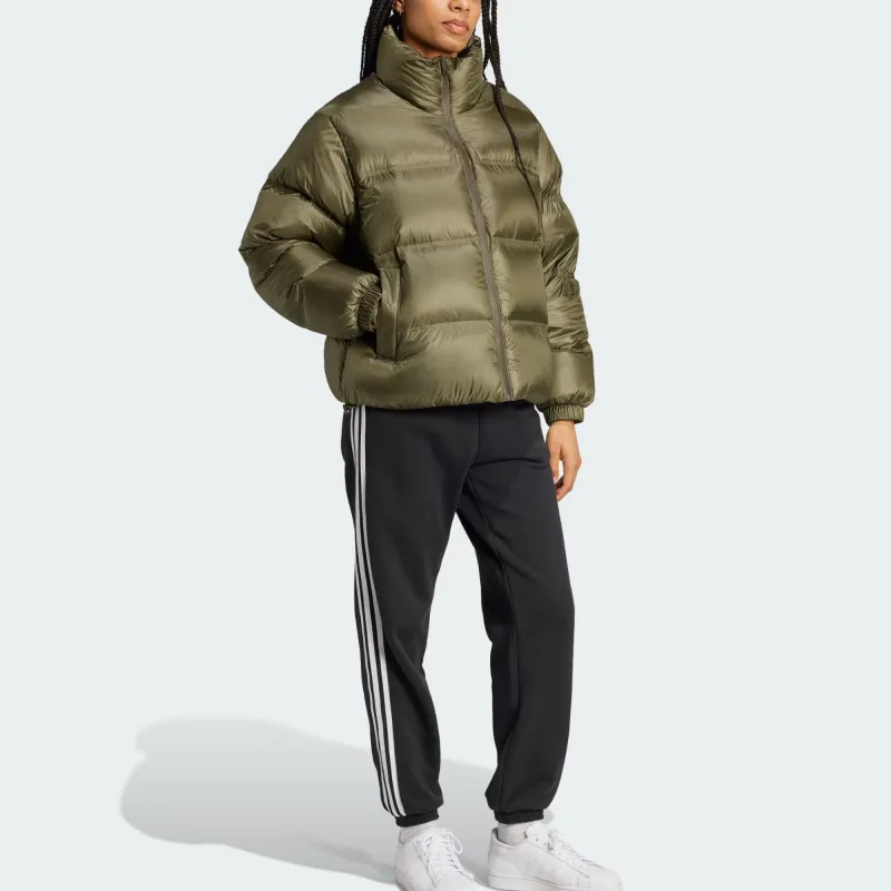 Adidas Originals PREMIUM PERTEX DOWN PUFFER Down Jacket Women's Strata Olive Green-3