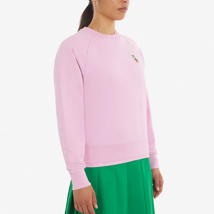 Maison Kitsune Fox Patch Crewneck Sweatshirt-3