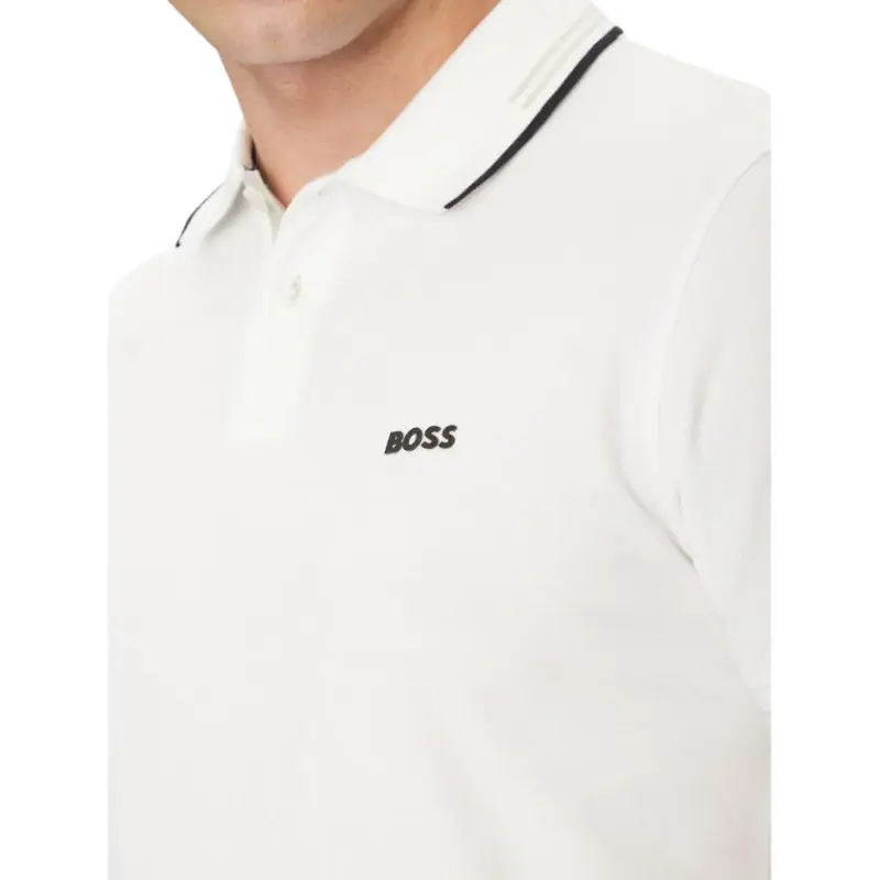 HUGO BOSS Polo Shirt Men's White-3