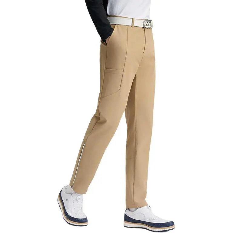 FILA Golf Series Casual Pants Men's Orange Yellow-3