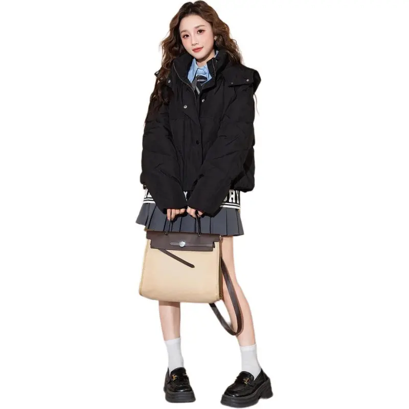 Tonlion Puffer Jacket Women's Black-3