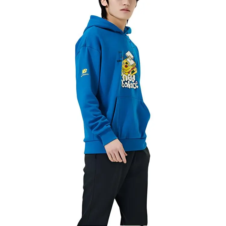 New Balance ZPZ Graphic Print Sweatshirt Men's Blue-2