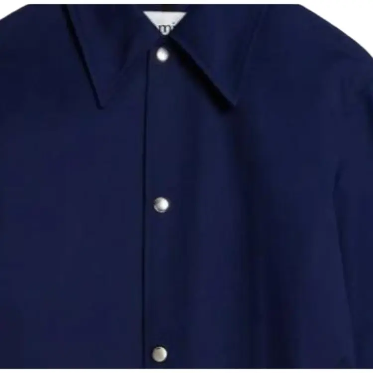 AMIPARIS Press stud Shirt Coat-3