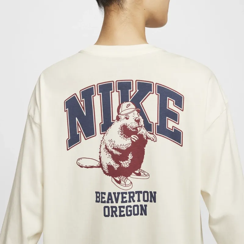 Nike Sportswear T Shirt Women's Sail White-3