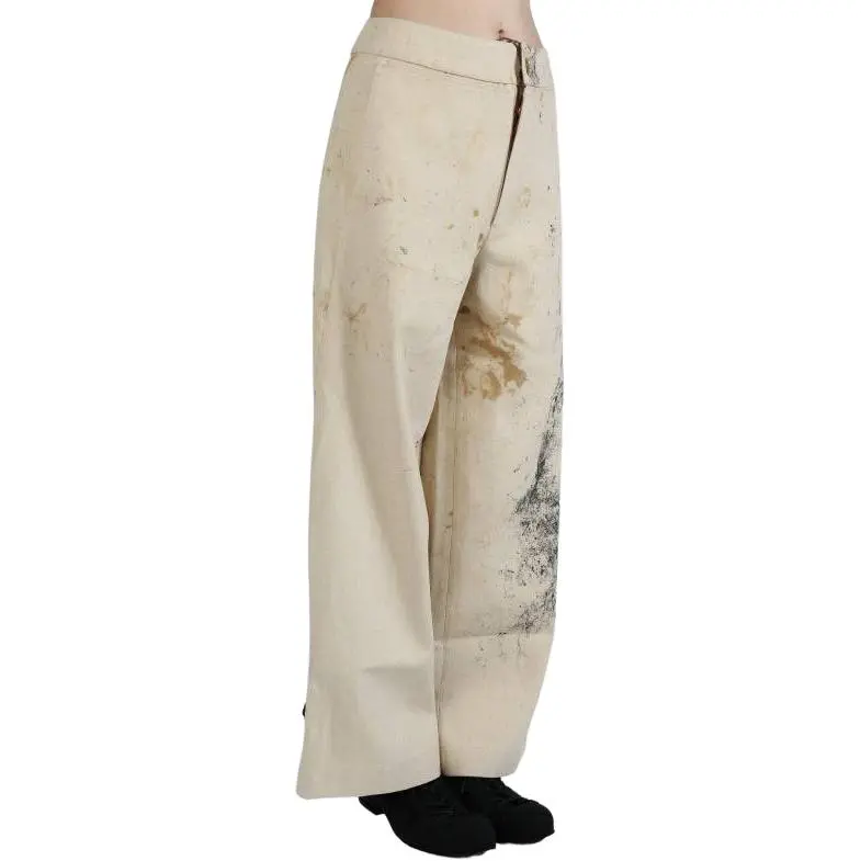 COMMUNS Paint splattered Trousers-2