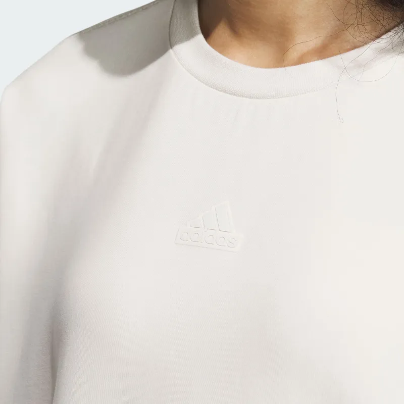 Adidas Future Style Crew Sweatshirt Sweatshirt Women's Pink White-4