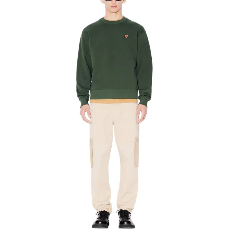 KENZO Boke Flower Embroidered Crewneck Sweatshirt-3