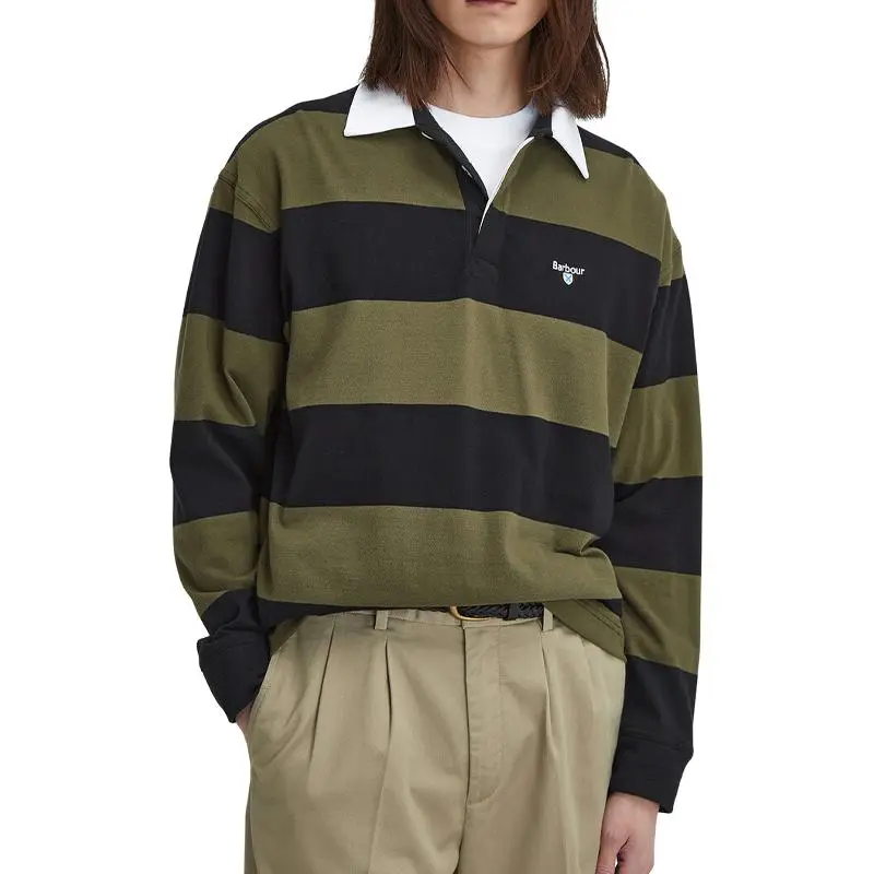 BARBOUR FW24 Polo Shirt Men's Black-2